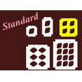 Standard 2.625 Oz. Cupcake Insert w/ 4 Openings